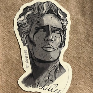 Achilles Matte Vinyl Sticker