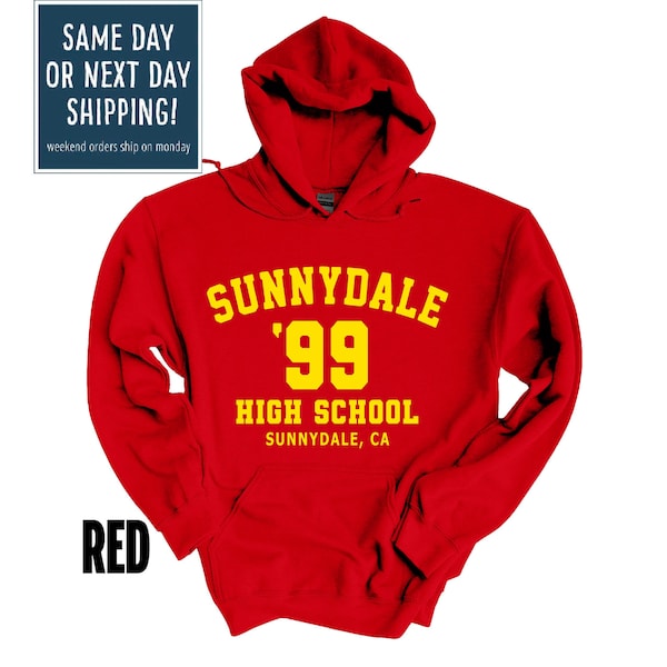 Sunnydale 99 Shirt, Buffy Hoodie, Sunnydale High School Shirt, Buffy The Vampire Slayer Shirt, Buffy Vampire, Personalized Birthday Gift