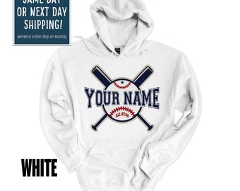 Personalized Baseball Gift Hoodie, Baseball Lover Shirt, YOUR NAME Baseball Shirt, Baseball Fan Shirt, Birthday Gift Shirt, Baseball Gift