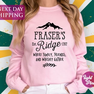 Jamie Fraser, Fraser's Ridge Sweatshirt, Fraser's Ridge Shirt ,Claire Shirt, Fraser Ridge Clan, Outlander Book Series Shirt, Birthday Gift