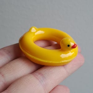 Miniature Dollhouse Swim Ring: 1/12 Scale Summer Pool Decor