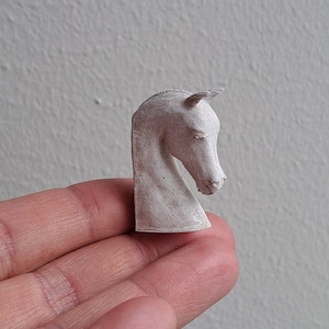 1:12 Casa de muñecas en miniatura Busto de caballo Decoración Casa de muñecas Escultura de caballo Decoración Casa de muñecas Decoración Granja Escena en miniatura Escala 1/12