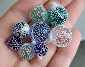 Miniature Dollhouse Nautical Glass Fishing Floats: 1/12th Scale Decor