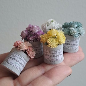 1:12 Miniatur Puppenhaus Blumen Dekor Blumentopf Home Dekoration Puppenhaus Puppenhaus Dekor Miniatur Szene 1:12