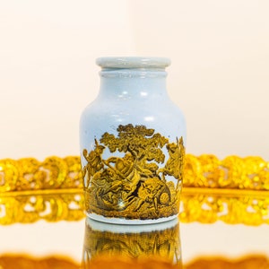 19th Century Prattware Pottery Porcelain Jar Vase