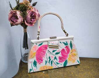 Bolso vintage decorado a mano