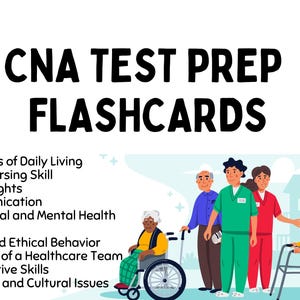 CNA PREPTEST FLASHCARDS