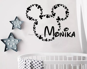 Wall sticker personalized with name | nursery