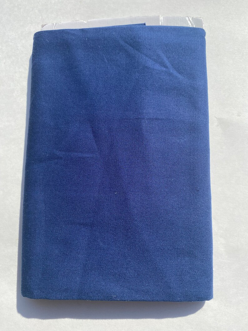 100% Cotton Duck 2 Yards Fabric 72in x45in 182.88cm x 114.30 DARK BLUE