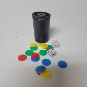 Ludo seeds and playing dices. image 1