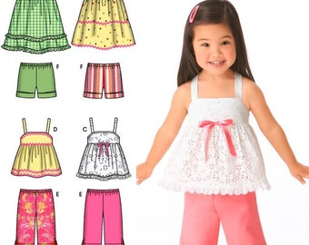 Simplicity Sewing Pattern 4203 Toddler Separates, A (1/2-1-2-3-4)