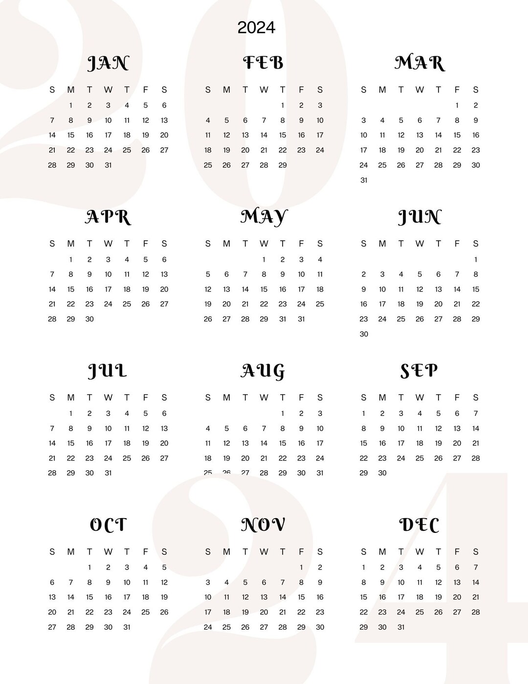 COM. Calendar 2024 サイン入り il_1080xN.5615514632_1srv.jpg