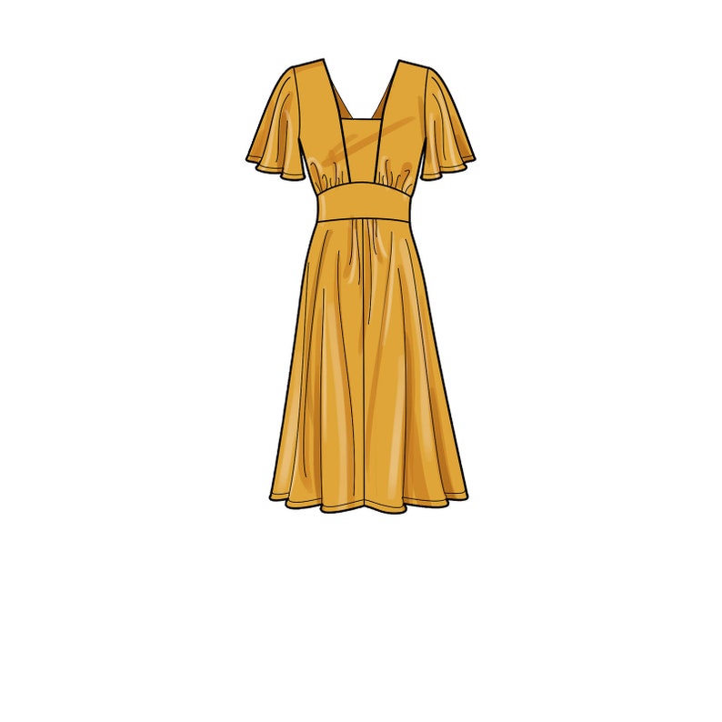 Simplicity Misses Women Full Figure Dress in 3 Lengths Sewing Pattern 9325 Uncut image 5
