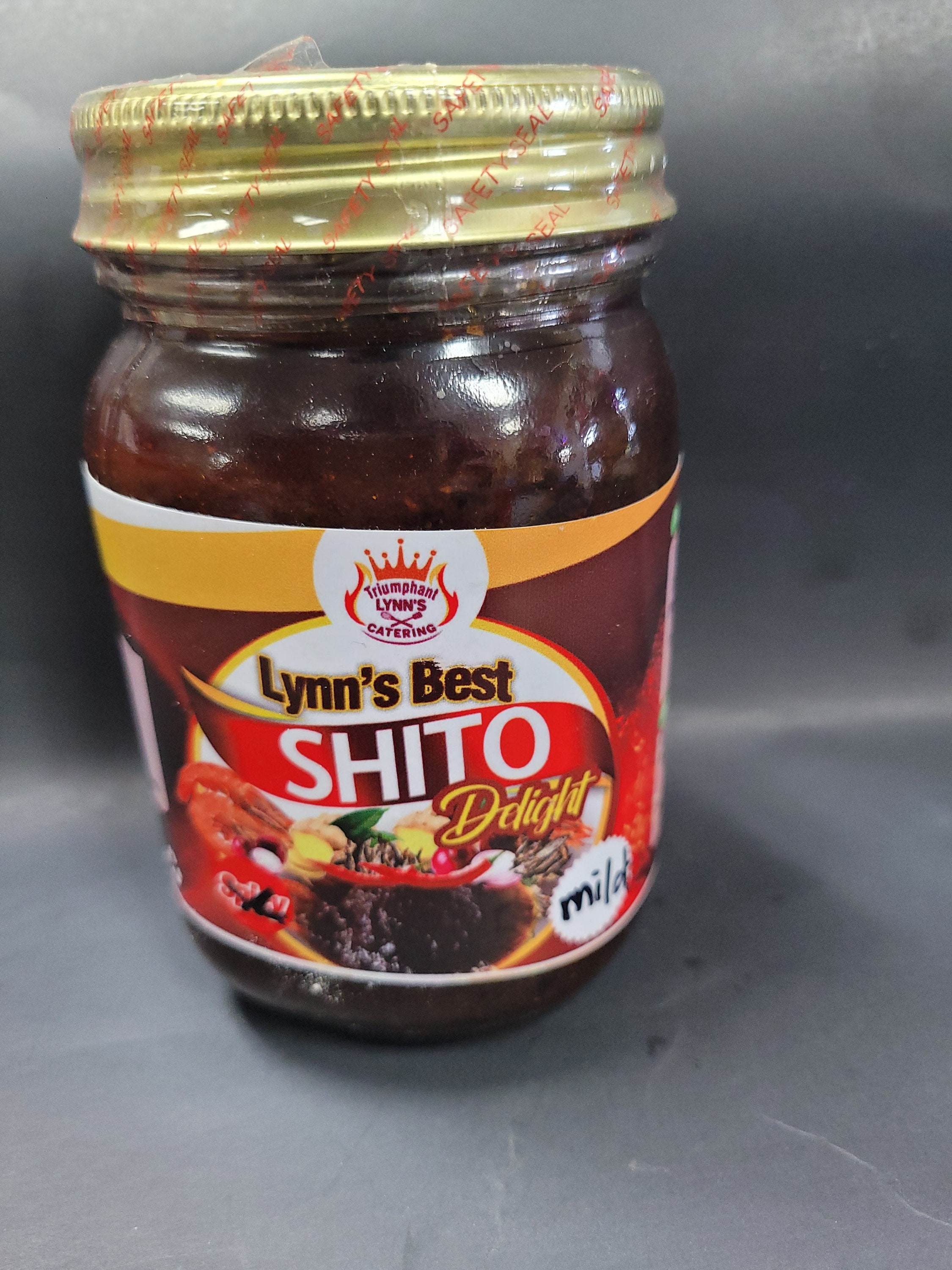 SHITO ghanaian Black Spicy Pepper Sauce 12 Oz -  Sweden