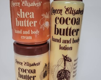 Queen Elizabeth Cocoa butter Cream big size/ Cocoa butter lotion