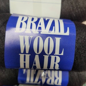 Light Brown Brazil Gold Black Acrylic Bulky Brazilian Wool Hair Yarn for  Knitting Hair Braiding - China Brazil Wool Hair 70g and Black Brazilian Wool  Yarn price