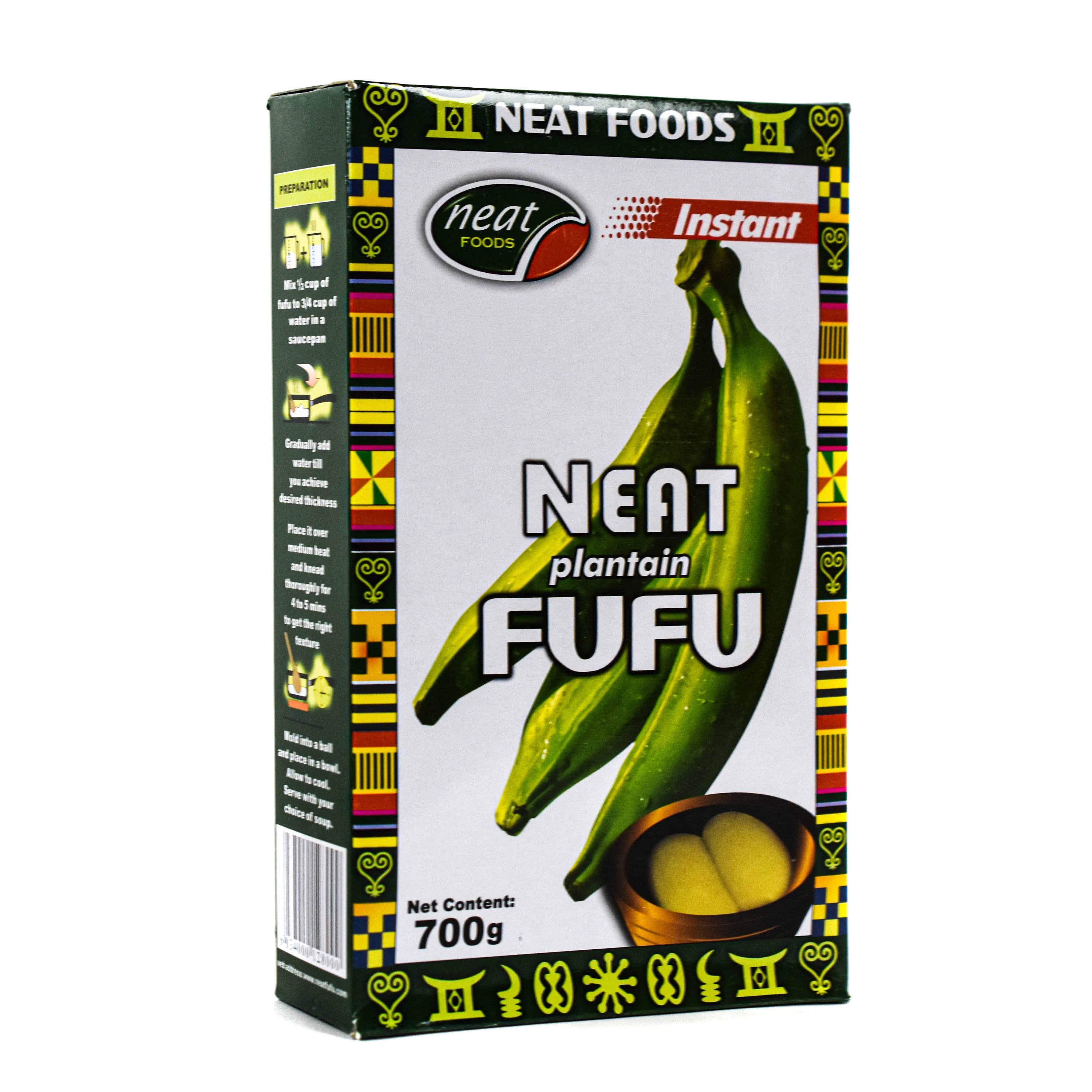 4x700g Neat Plaintain Flour Fufu , Made in Ghana - Etsy Canada