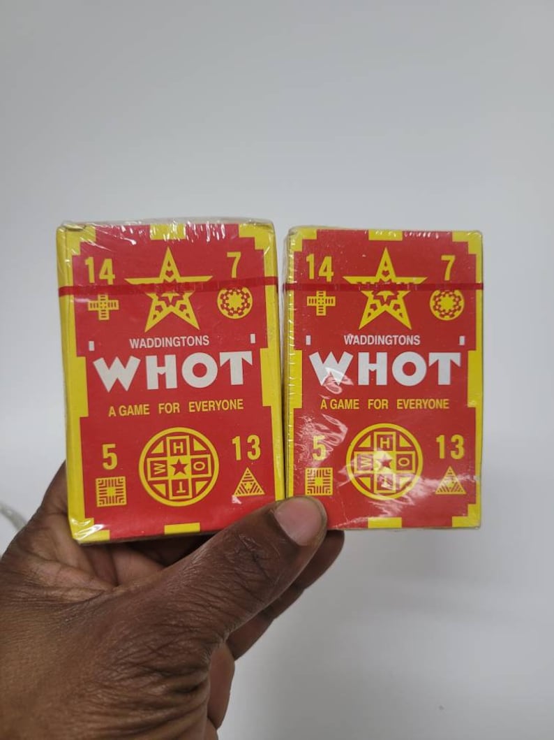 2 PACKS Waddingtons Whot Card Game. Game Card Waddington. FREE SHIPPING ...