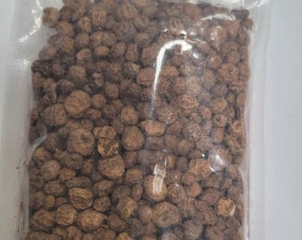 Chufas, chufas crudas orgánicas, semillas de Chufa, Atadwe, Atanme de África occidental. (200 g)