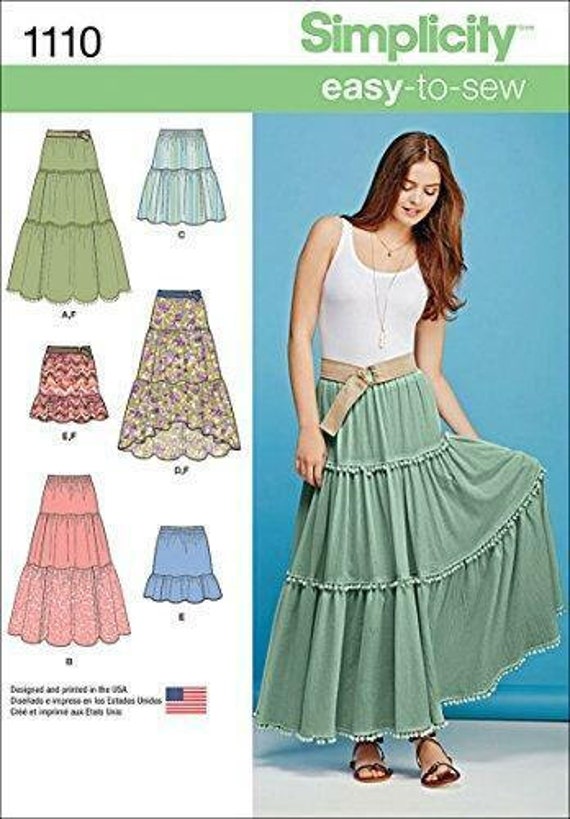 Tiered skirt cheap tutorial calculator