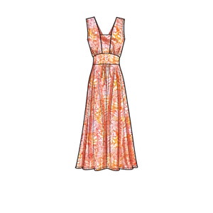 Simplicity Misses Women Full Figure Dress in 3 Lengths Sewing Pattern 9325 Uncut image 4