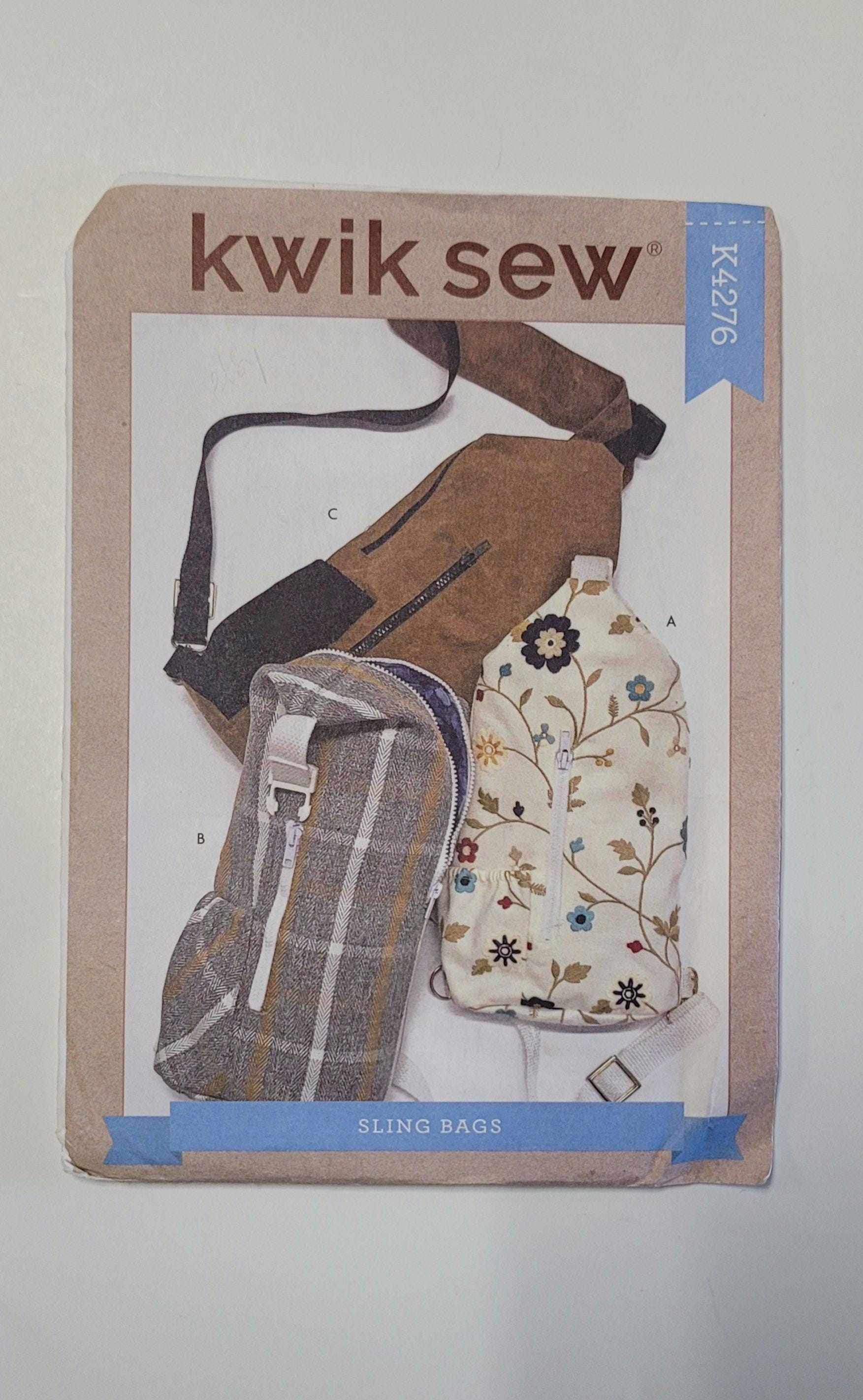 Kwik Sew Sling Bags in Two Sizes K4276 - Etsy Kwik Sew Sling Bags in Two Sizes K4276 - Etsy