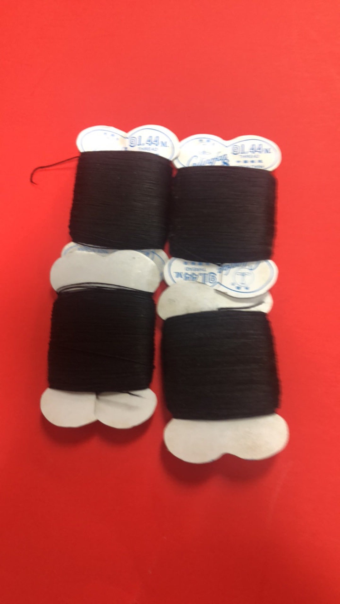 4 Pieces of African Rubber Hair Thread, Black Anango Yarn Etsy