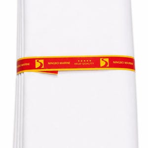 White Lining Fabric by the Yard | Lightweight Polyester Suit Lining Material | Jacket, Blazer, Dress & Skirt Lining Fabric | Sewing Supplies