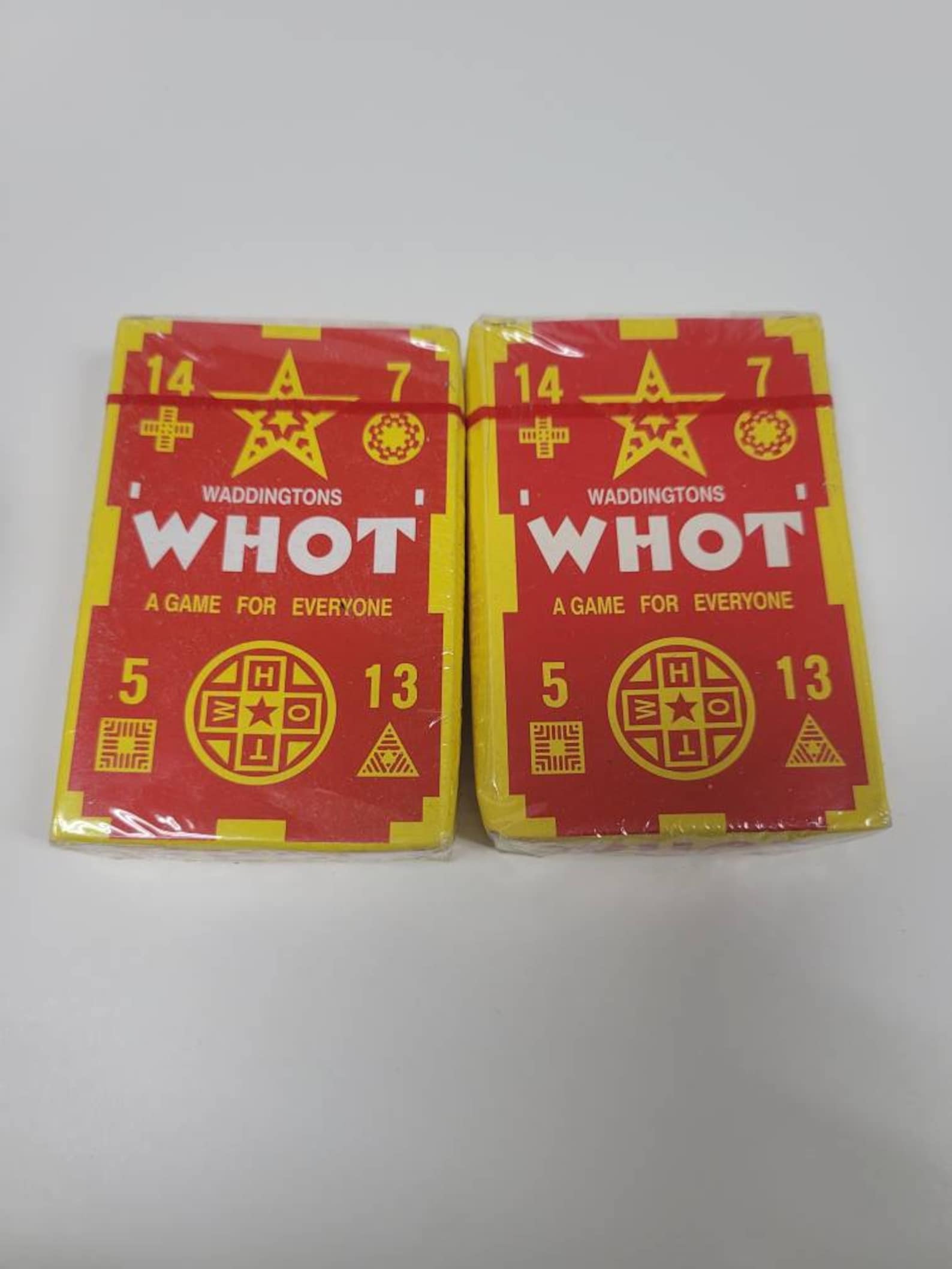 2 PACKS Waddingtons Whot Card Game. Game Card Waddington. FREE SHIPPING ...