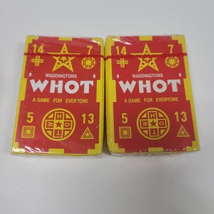 2 PACOTES DE WADDINGTONS COM JOGO DE CARTAS. cartão de jogo waddington. FRETE GRÁTIS