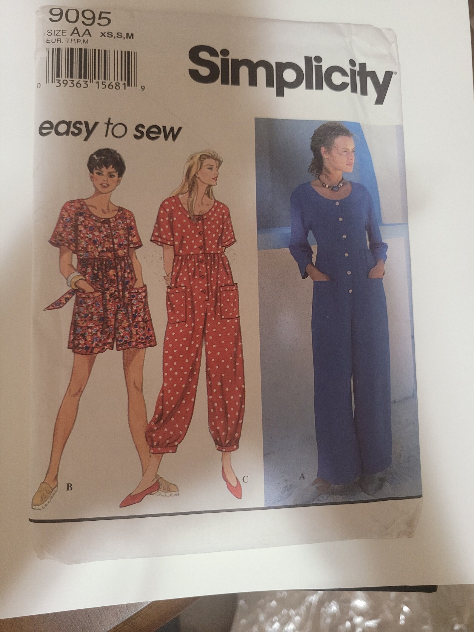 Vintage 1994 Simplicity 9095 Sewing Pattern Misses' - Etsy