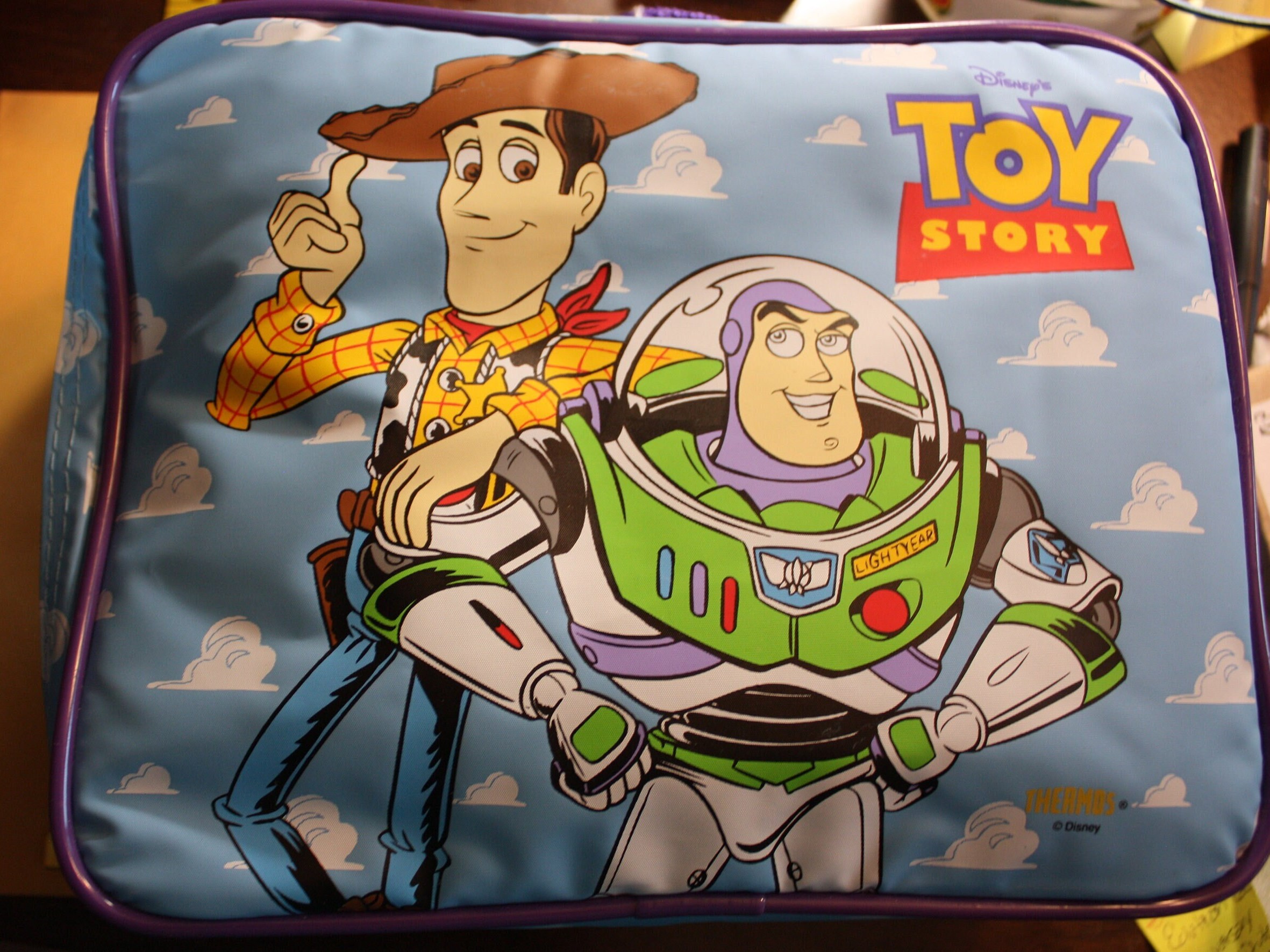 Disney's Toy Story Original 1995 Woody & Buzz Lunchbox, With Army