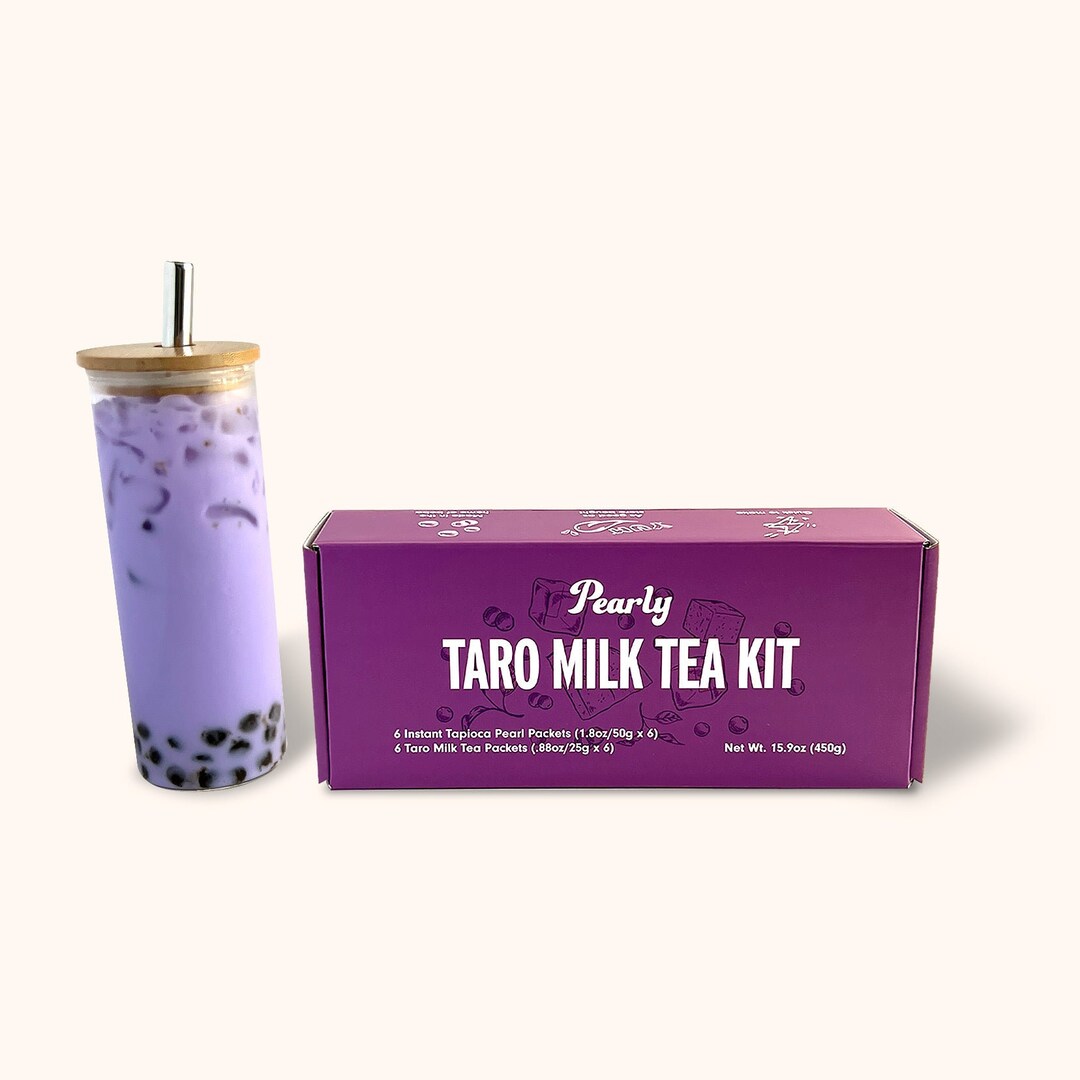 Taro Milk Tea Kit Etsy