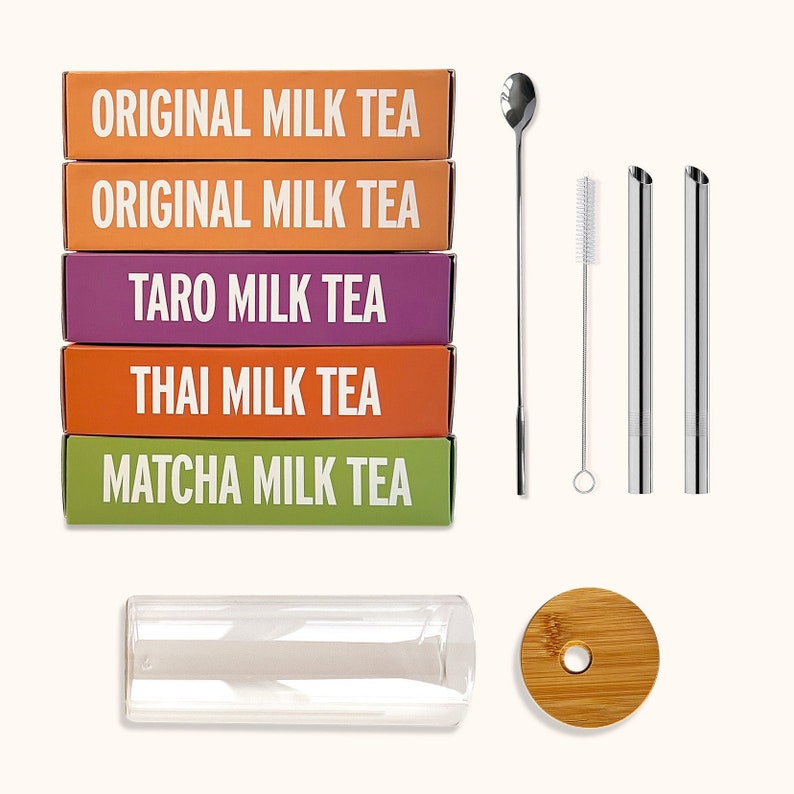 Big boba bundle flat lay