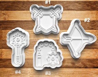 Medieval Cookie Cutter | Cookie Stamp | Cookie Embosser | Cookie Fondant | Clay Stamp |