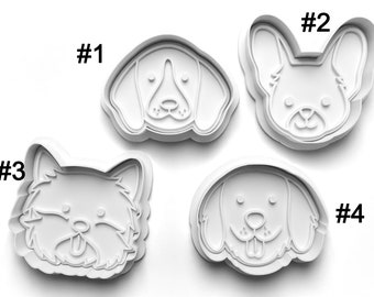 Dog 3D Printed Cookie Cutters | Cookie Stamps | Fondant Stamp | Cookie Cutter Set | Dog Life | Clay Cutter | Doggie