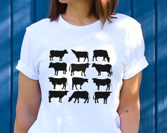 Cow Shirt, Farm Life Shirt, Animal Lover Shirt, Cute Cow Shirt, Ranch Shirt, Country Girl Shirt, Country Life Shirt, Animal Shirt, Farm Tee