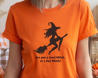 Funny Witch Graphic Tee, Halloween Shirt