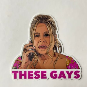 These Gays! They’re Trying To Murder Me! Vinyl Sticker