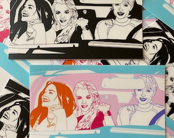 Lindsay Britney Paris Joyride Vinyl Sticker
