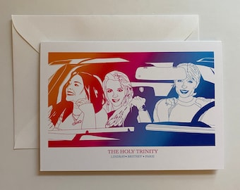 Lindsey Britney Paris Greeting Card (Ombre)