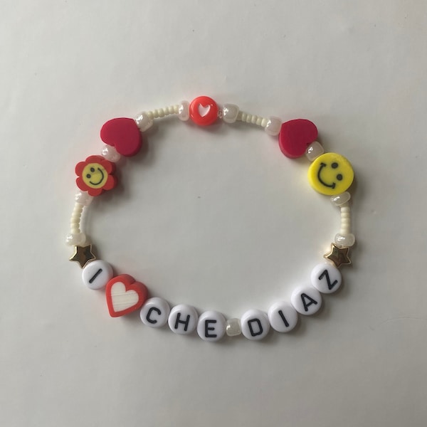 I Love Che Diaz Kitschy Letters Bracelet