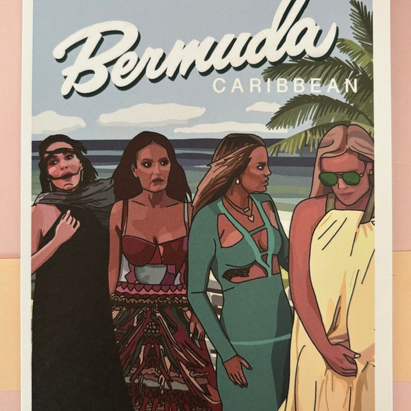 Real Housewives of Salt Lake City Reality von Tease Bermuda Travel Greeting Card