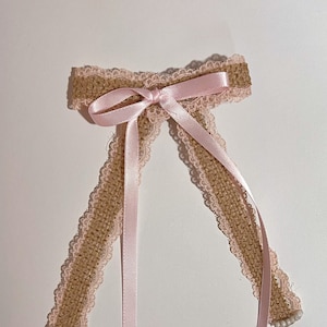 Hair Bow- pink, lolita