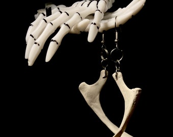 Real Bone Earrings.