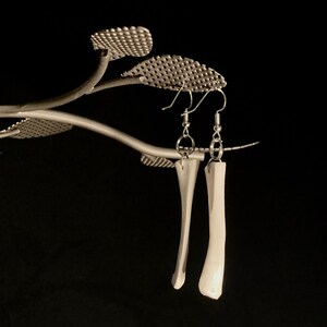 Tiny Bone Earrings. image 4