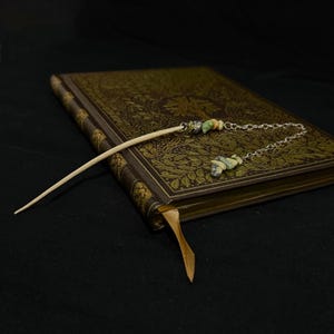 Echter Knochen & Serpentin Pendel.