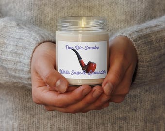 White Sage & Lavender Scented Candle | 9 oz