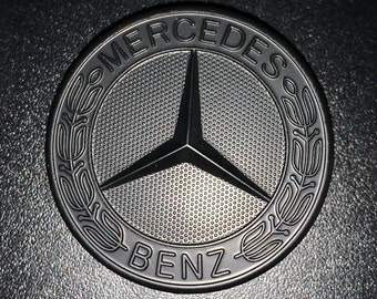 Mercedes Benz Hood Emblem Black