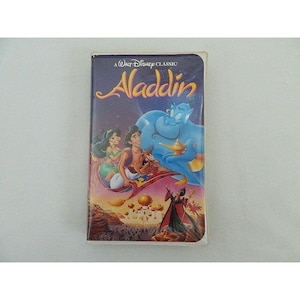 Walt Disney Classic Black Diamond Aladdin VHS Tape #2